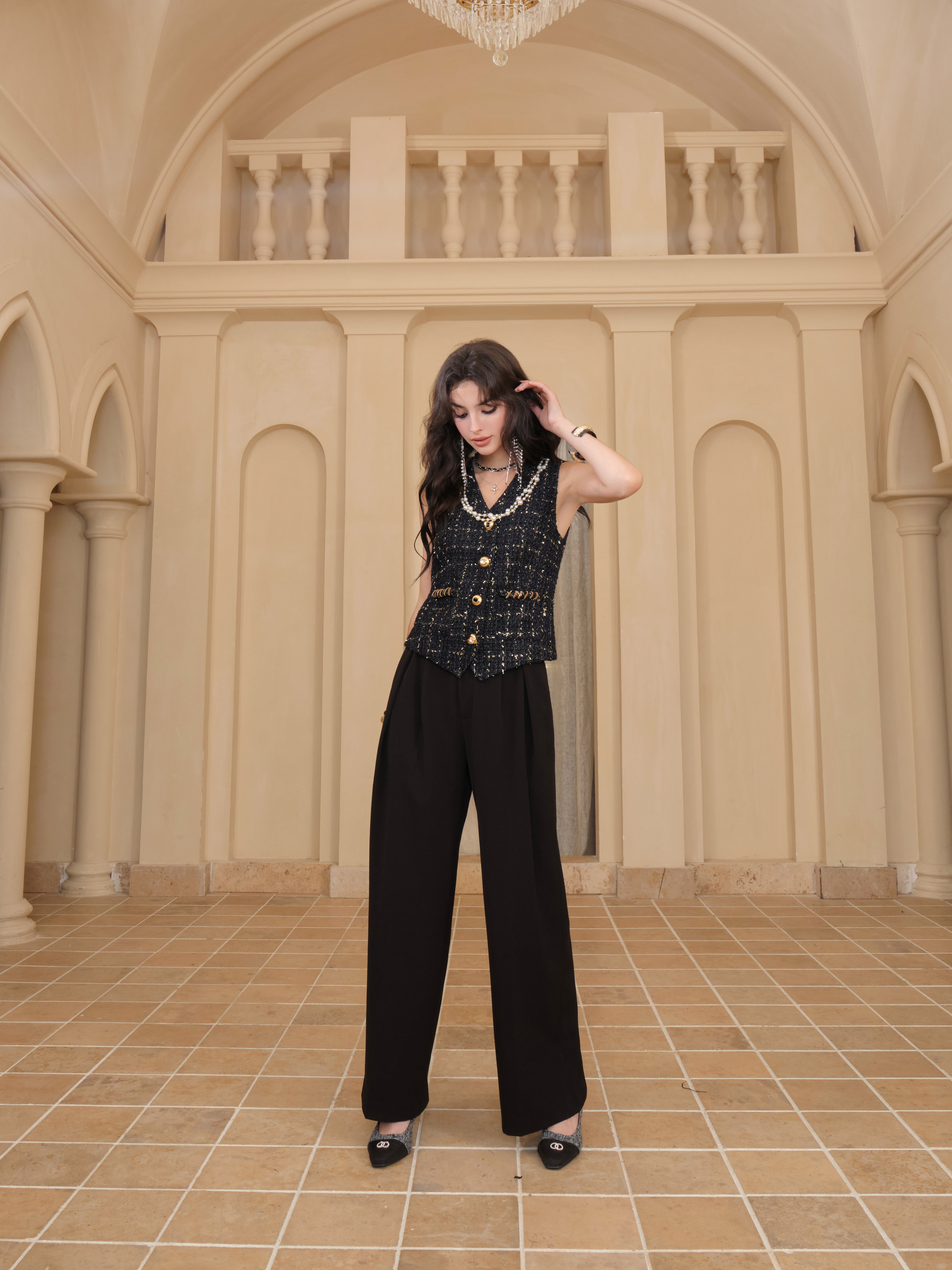 DIANA VEVINA D42W42Z9129L high waist trousers