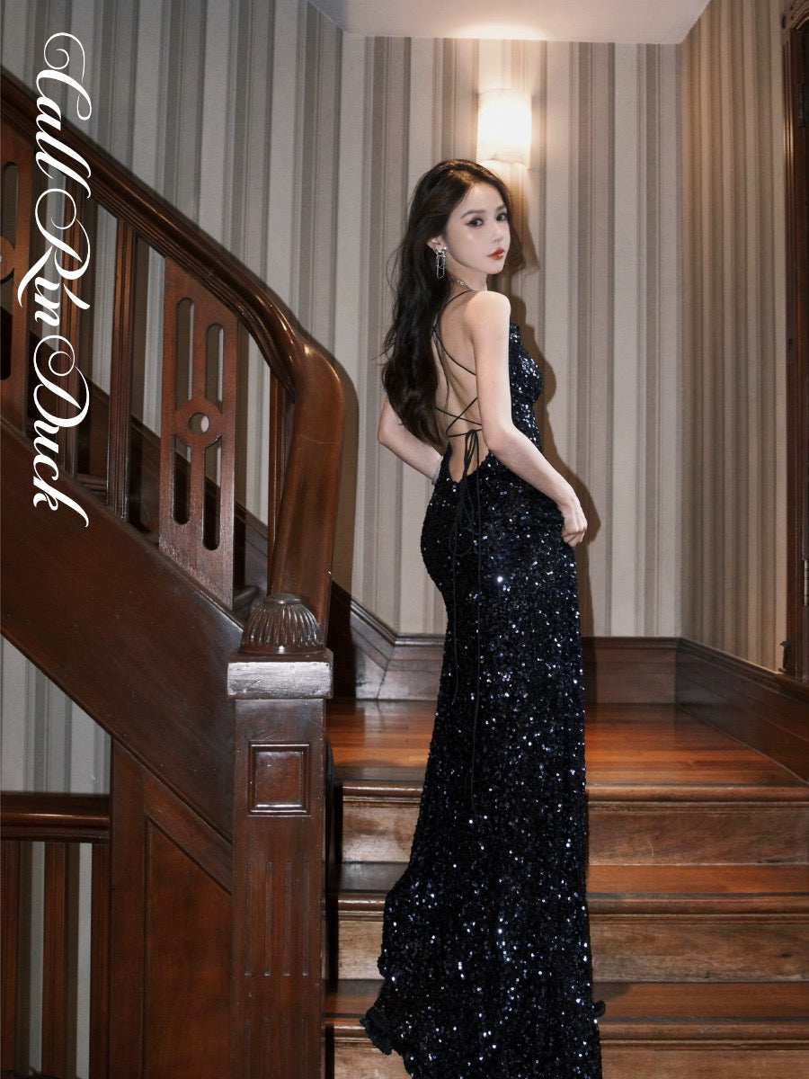 Callrinduck Sale Sapphire long dress