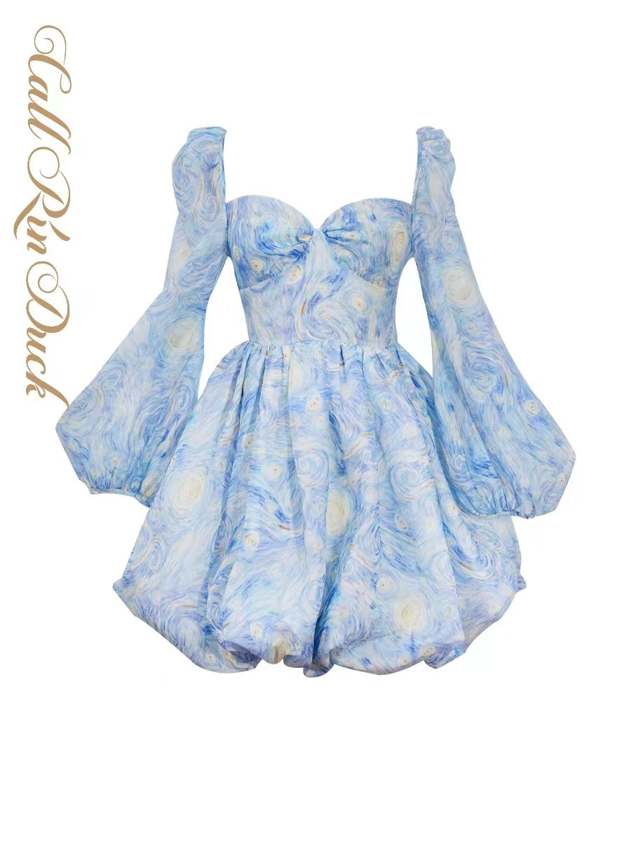 Callrinduck Sale starry sky dress