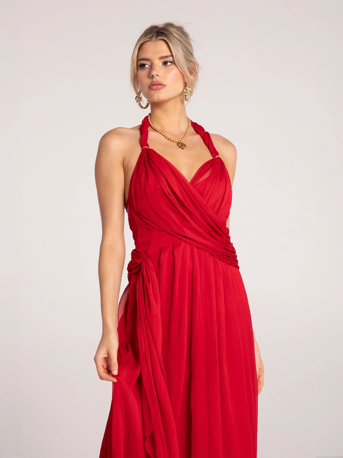 NJ Amber Chiffon Dress