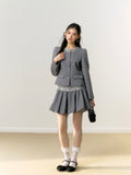 Lafreedom Sequin Grey Set(Jacket or Skirt)