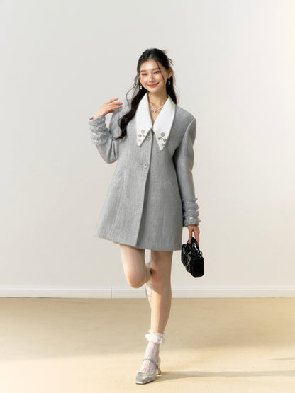 Lafreedom Wool Midi Coat (2color)