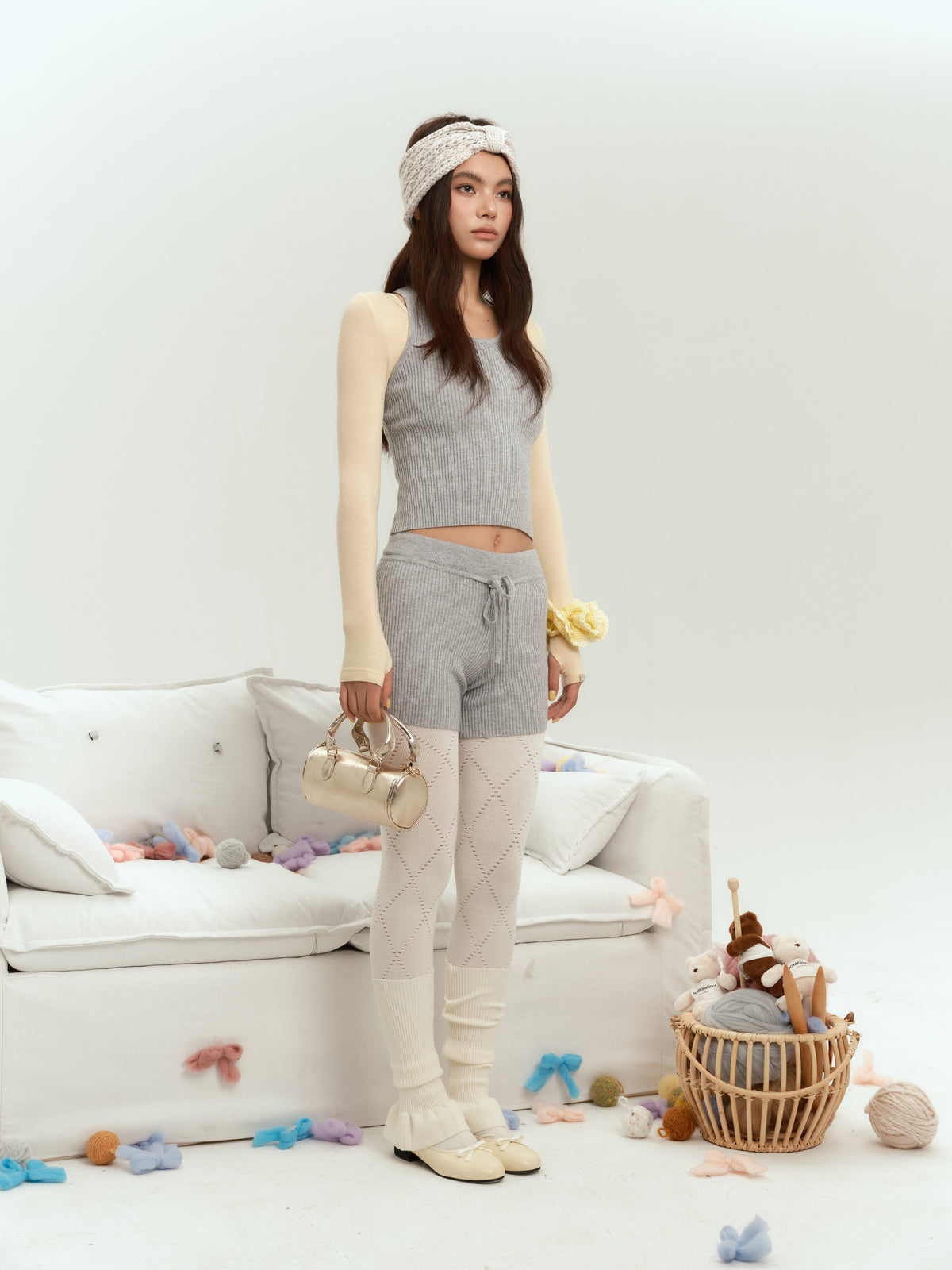 f1os Knitted Vest Set(3color)