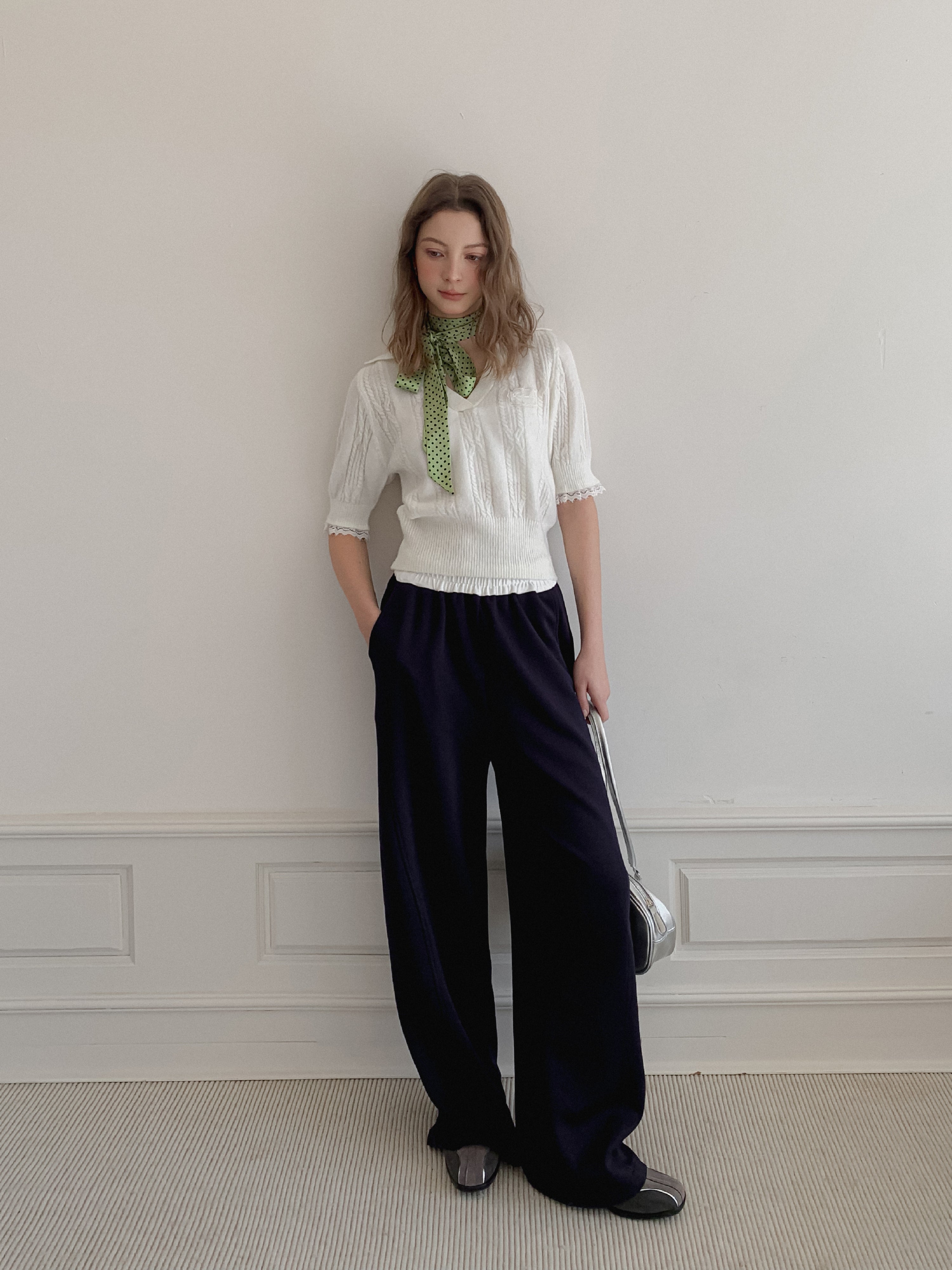 Lafreedom LAF350125 Loose navy blue sweatpants