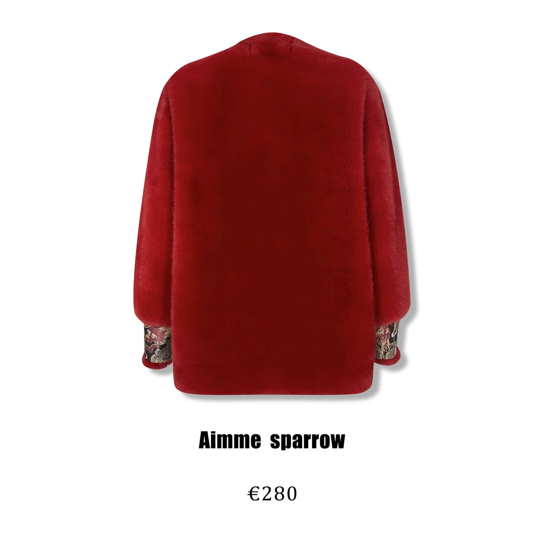 Aimme Sparrow 9063 Neo-Chinese New Year knot button jacket