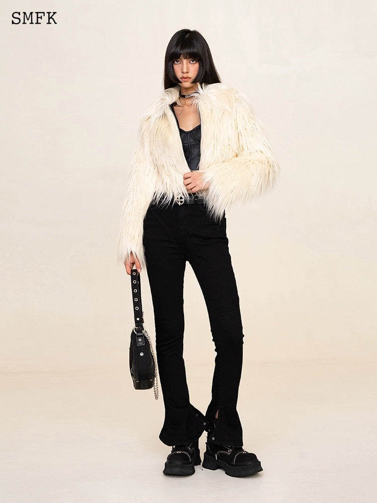 SMFK Wild Wolrd fur short jacket