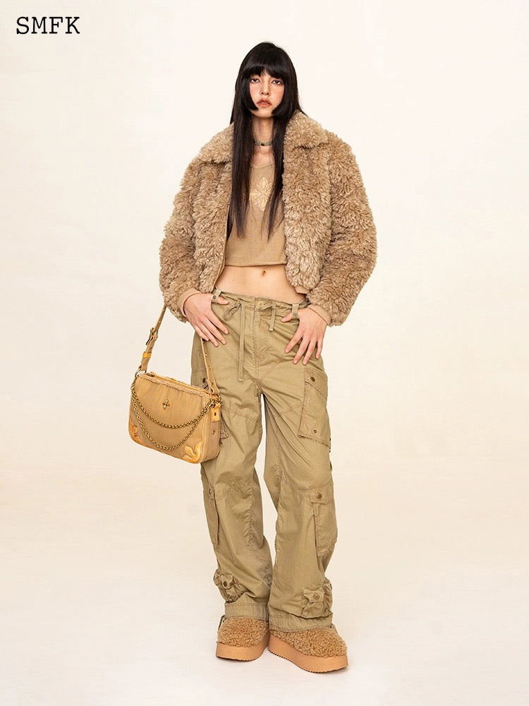 SMFK Wild Wolrd Fur short coat