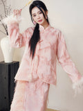 11 niseey Pink Chinese-style Suit