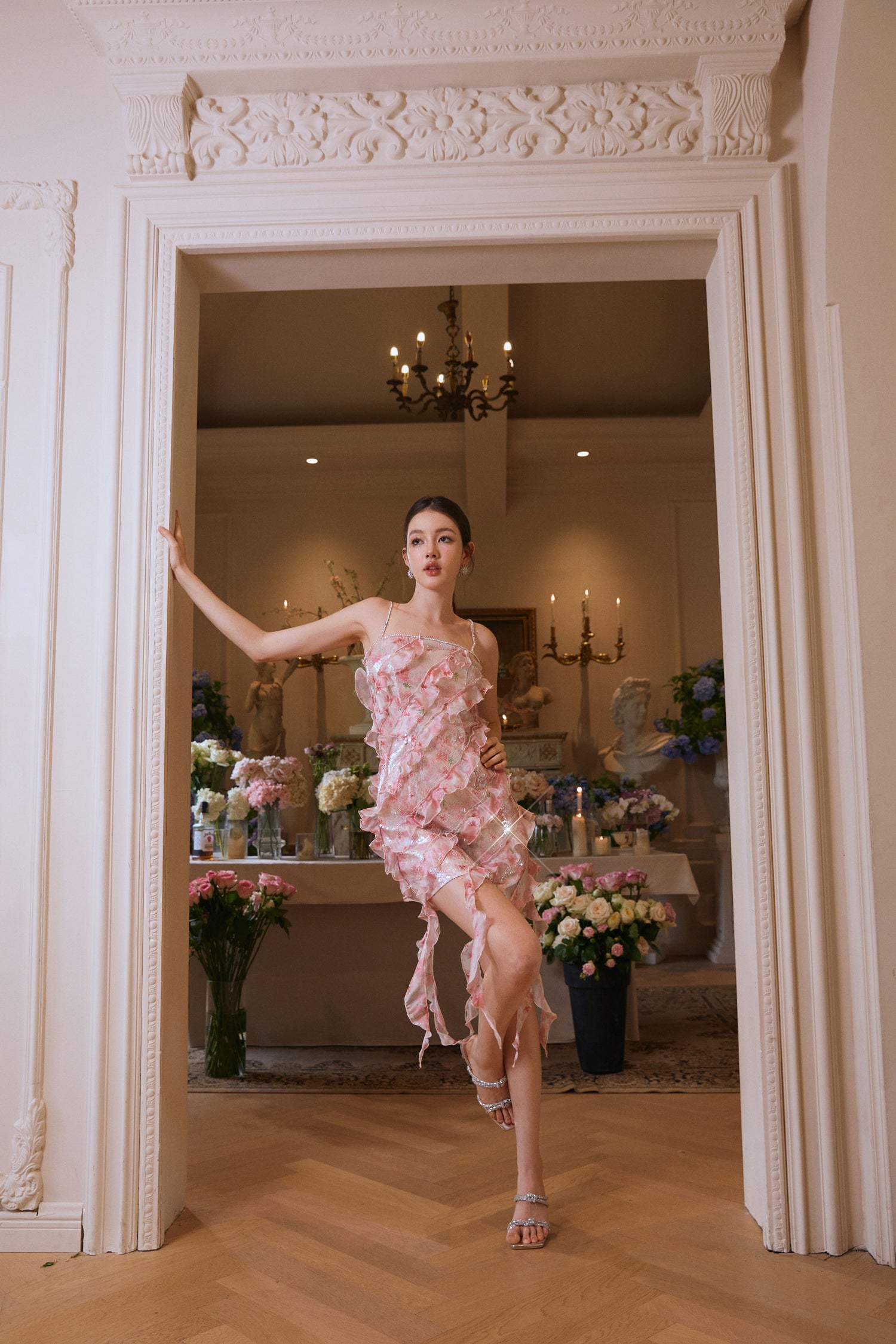 Wardrobes by chen Beaded Sequin Mini Dress CHUUI_Collection Wardrobes by chen Beaded Sequin Mini Dress CHUUI_Collection