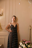 Wardrobes by chen Luxurious Rhinestone Chain Dress