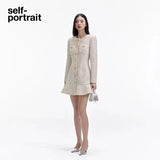 Self-Portrait Sequin-embellished dress