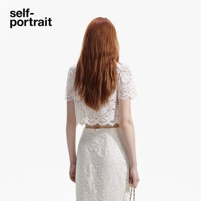 Self-Portrait Ivory Lace Set (SEPARATE)