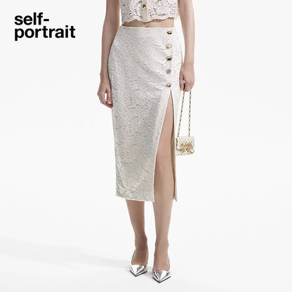 Self-Portrait Ivory Lace Set (SEPARATE)