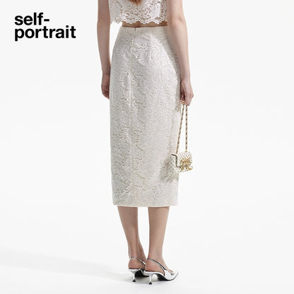 Self-Portrait Ivory Lace Set (SEPARATE)