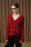 DIANA VEVINA RED SWEATER