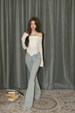 West.Y High-waisted flared jeans