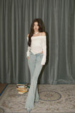 West.Y High-waisted flared jeans