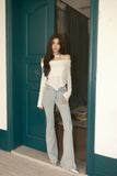 West.Y High-waisted flared jeans