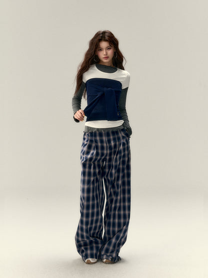 VIA PITTI V25AK092 Strap wool knit top(2color)