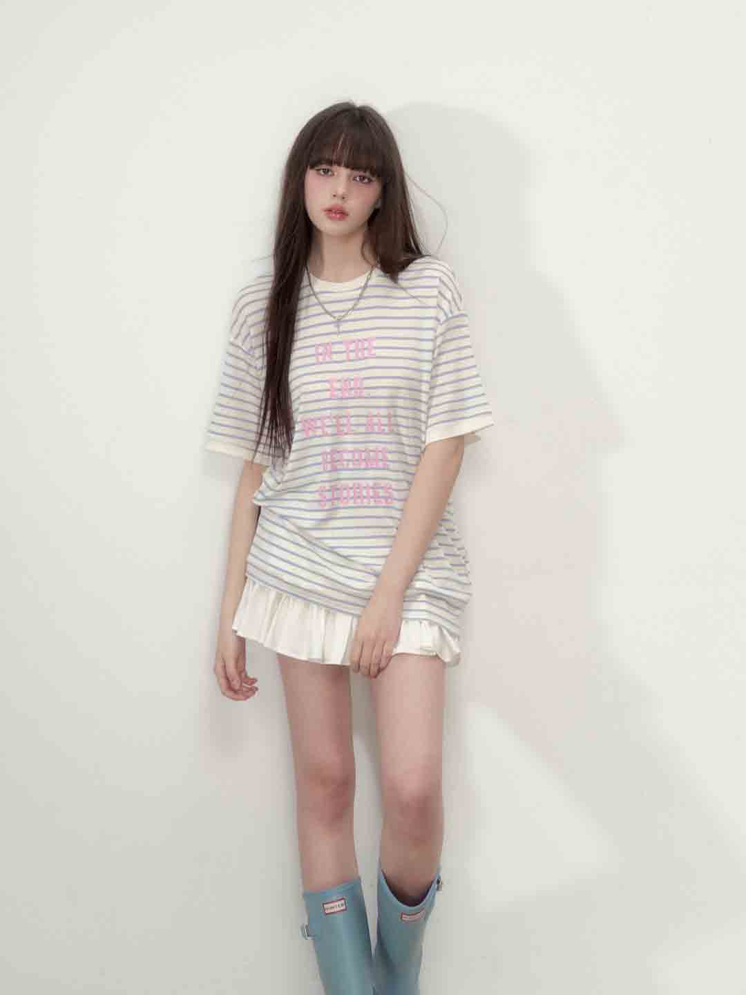 VIA PITTI VIAAS114 Two ways to wear tiered skirt&amp;tube top