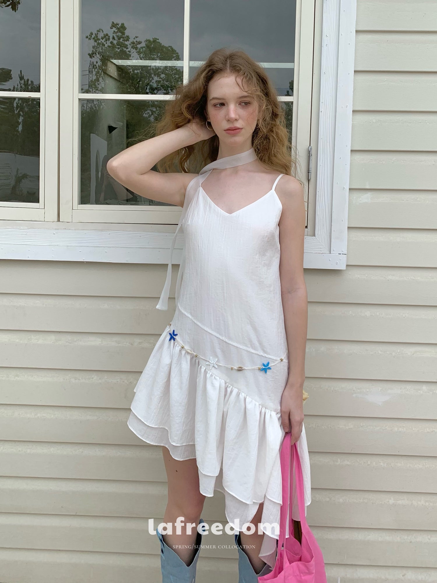 Lafreedom LAF350402 Irregular hem dress