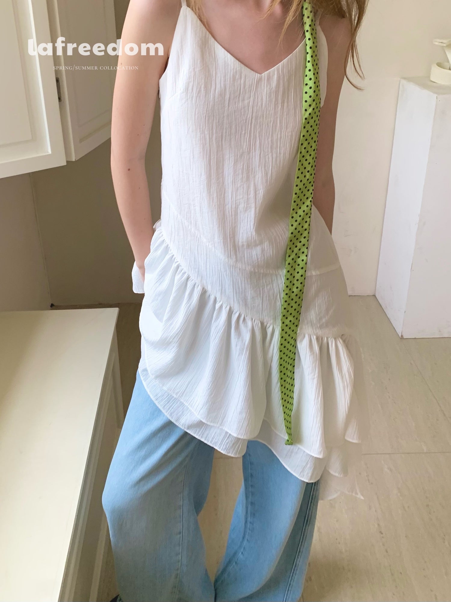Lafreedom LAF350402 Irregular hem dress