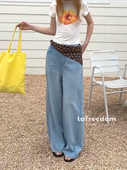 Lafreedom LAF350406 Casual drape jeans
