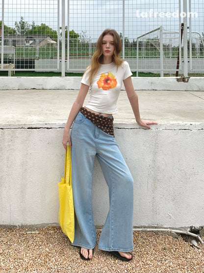 Lafreedom LAF350406 Casual drape jeans