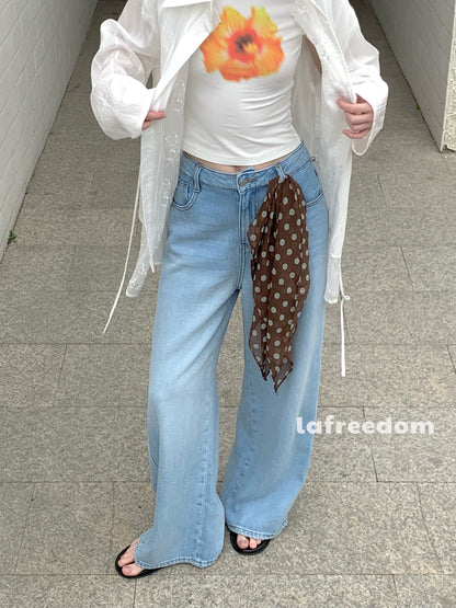 Lafreedom LAF350406 Casual drape jeans