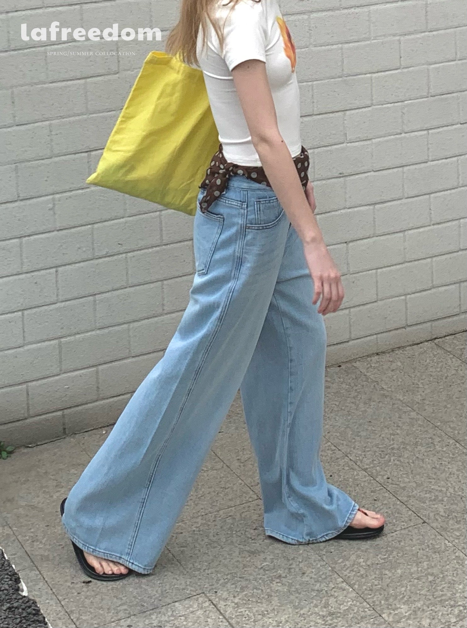 Lafreedom LAF350406 Casual drape jeans