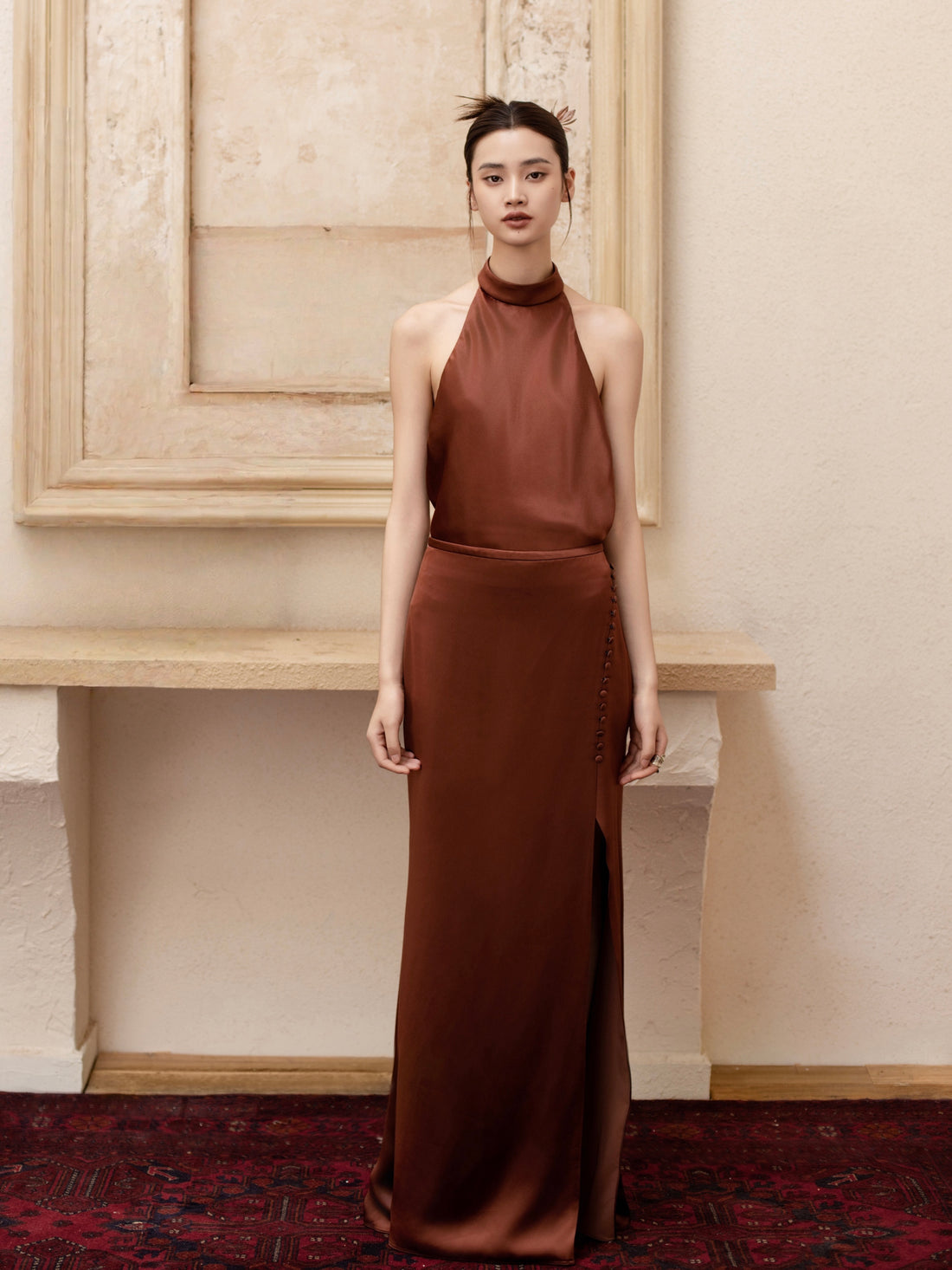 GORGEOUS Halter neck backless maxi dress