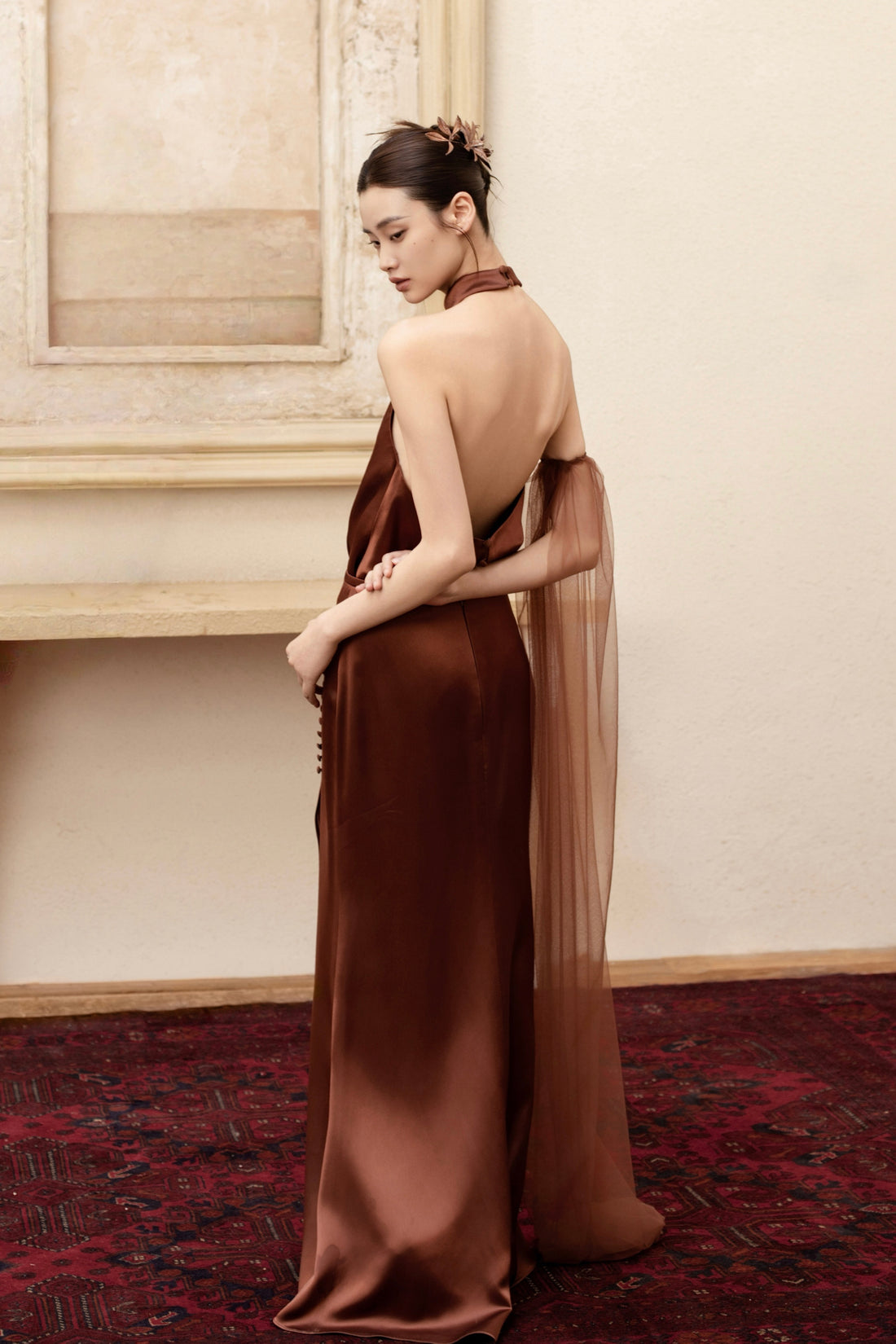 GORGEOUS Halter neck backless maxi dress