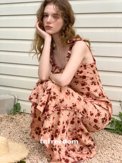 Lafreedom LAC350517 Holiday style printed dress