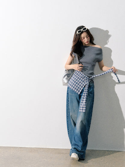 Lafreedom LAF350816 Vintage checkered knot hip cover
