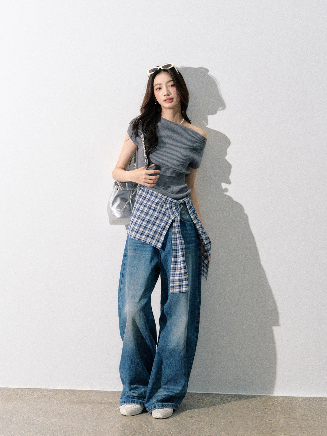 Lafreedom LAF350816 Vintage checkered knot hip cover