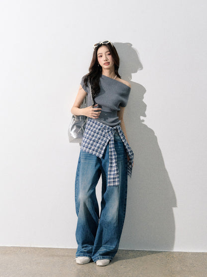 Lafreedom LAF350816 Vintage checkered knot hip cover