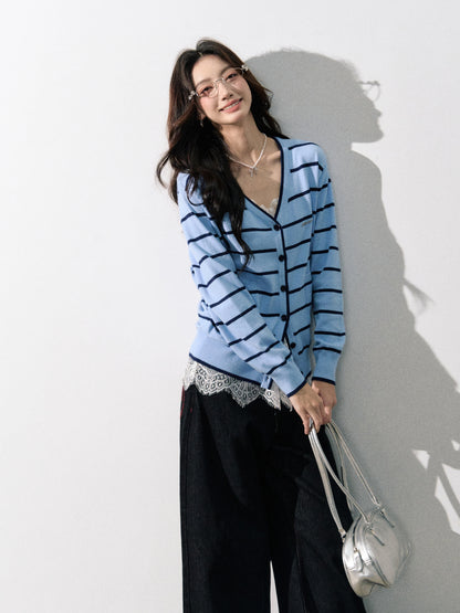 Lafreedom LAF350806+LAF350807 Striped knitted set