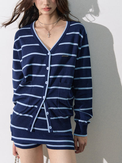 Lafreedom LAF350806+LAF350807 Striped knitted set