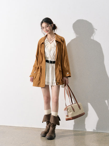 Lafreedom LAF350815 Retro trench coat jacket