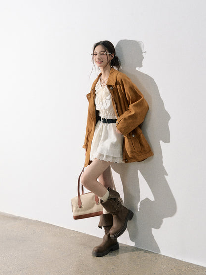 Lafreedom LAF350815 Retro trench coat jacket