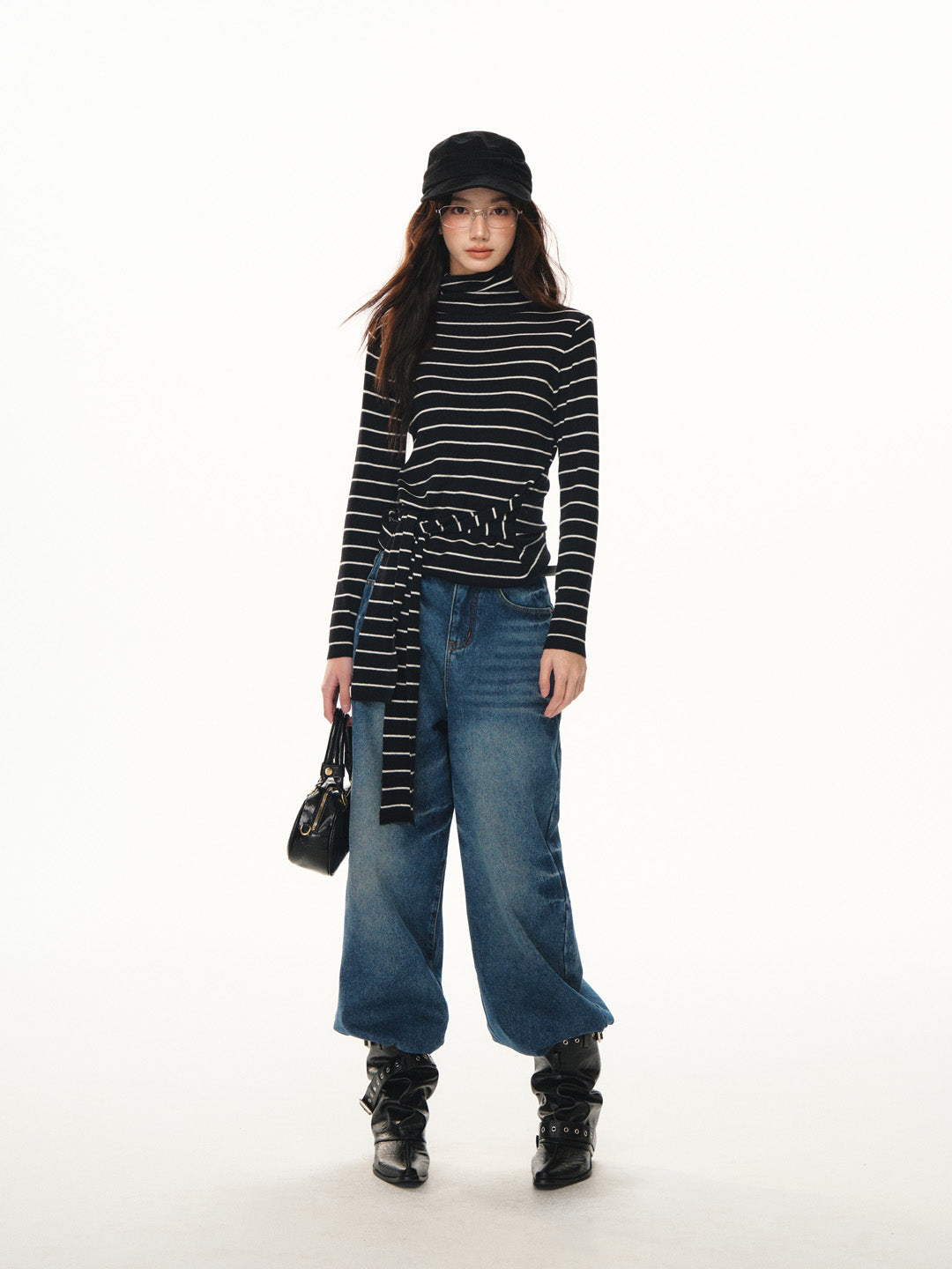 Lafreedom LAF351110 Striped irregular strap base top