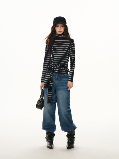 Lafreedom LAF351110 Striped irregular strap base top