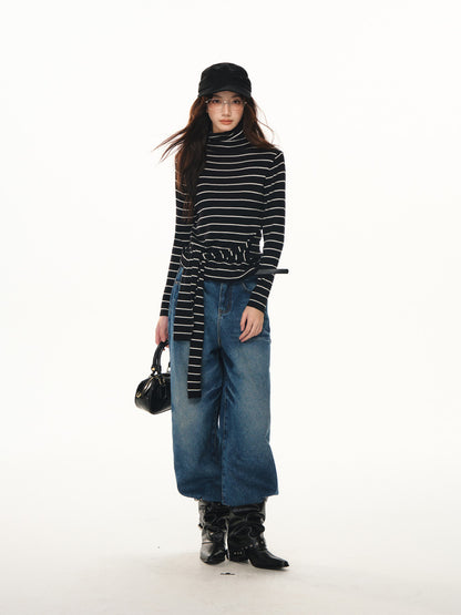 Lafreedom LAF351110 Striped irregular strap base top