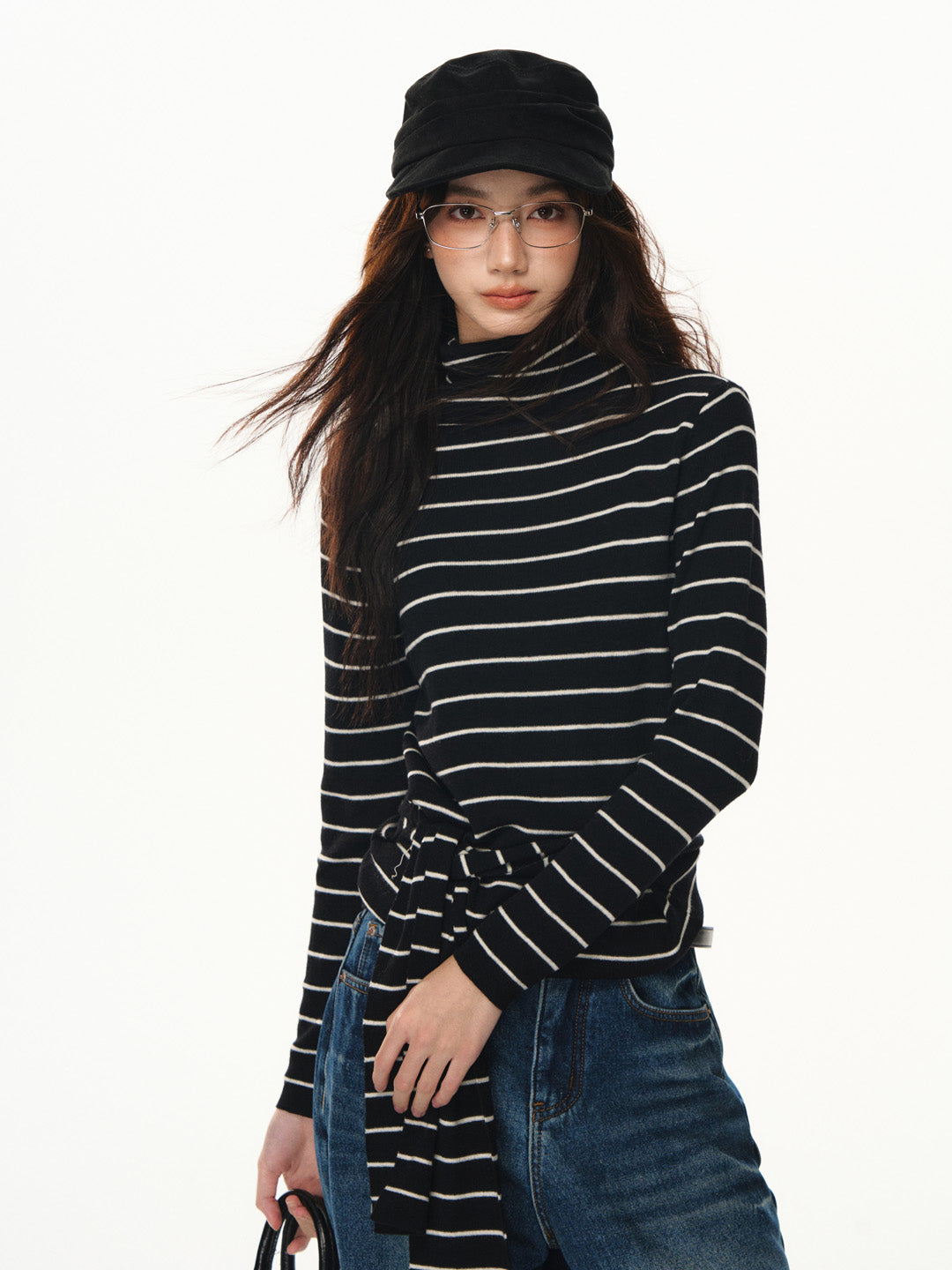 Lafreedom LAF351110 Striped irregular strap base top