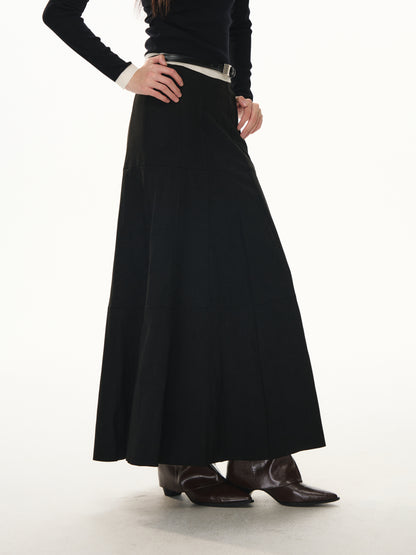Lafreedom LAF351106 Suede plush flowing skirt