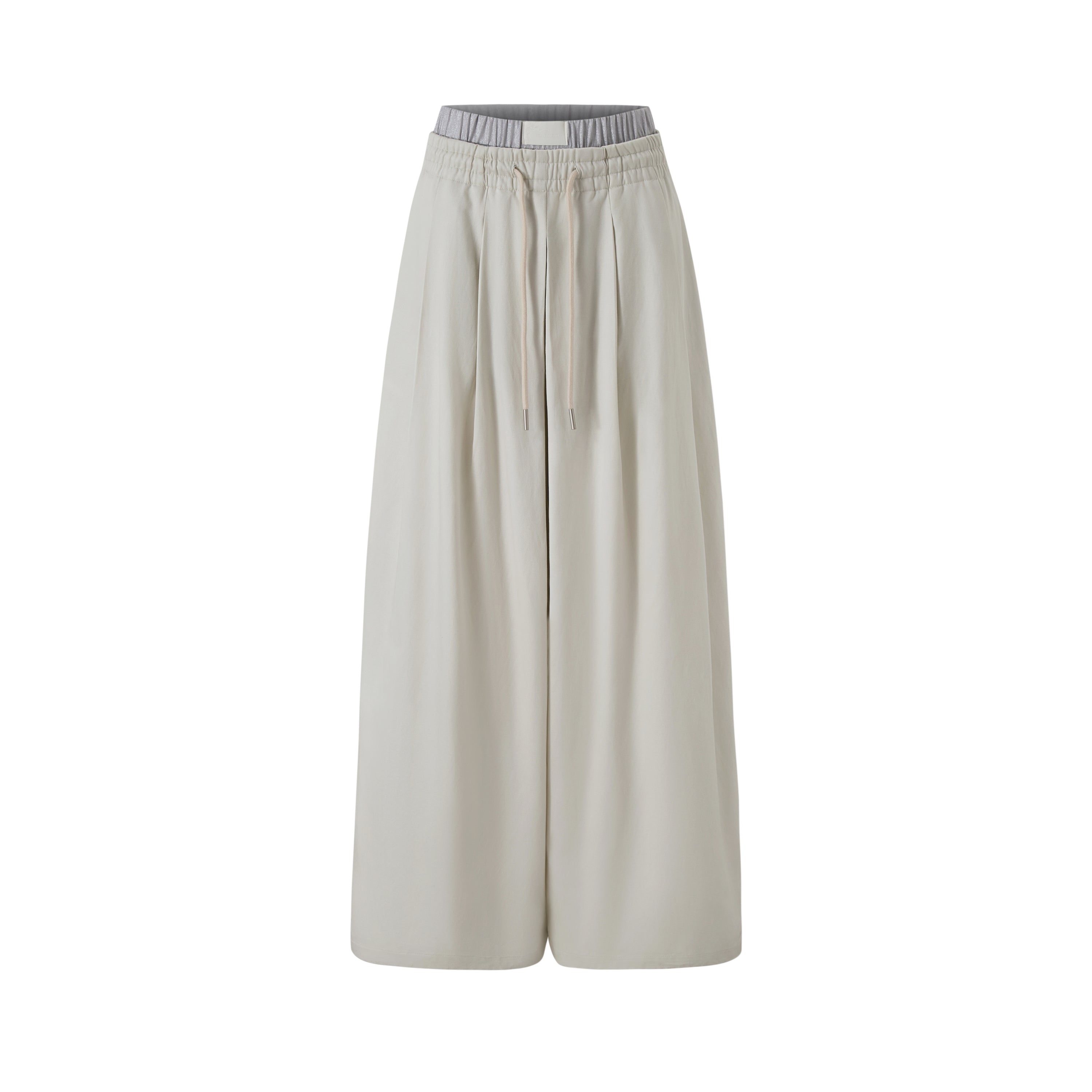 NOMEANSNO N148 Pleated loose pants (2color)