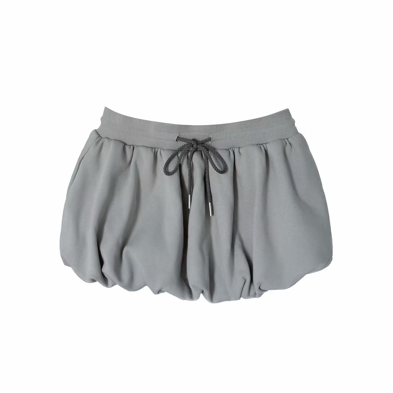 NOMEANSNO N101 Grey floral bud skirt