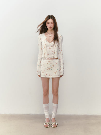 VIA PITTI VIABTP339&amp;VIABP341&amp;VIABTP340 Printed three piece set (3color)