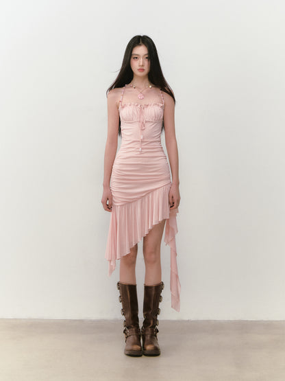 VIA PITTI VIABD336 Beaded mesh dress (2color)