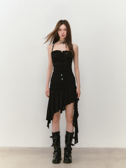 VIA PITTI VIABD336 Beaded mesh dress (2color)
